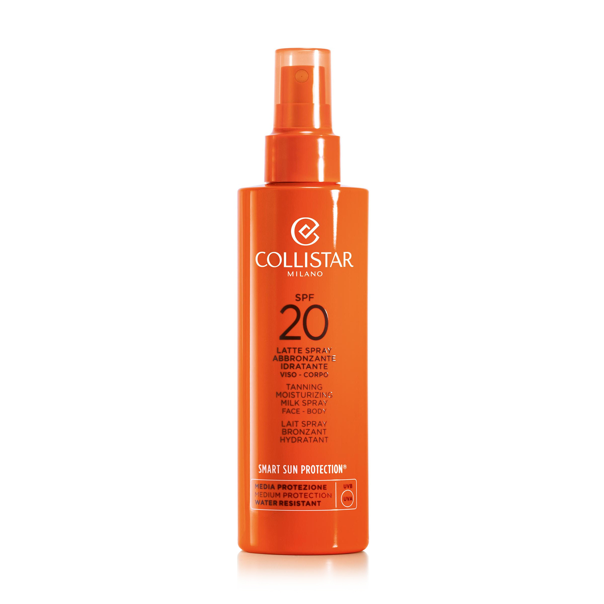 Молочко-спрей для засмаги Collistar Tanning Moisturizing Milk Spray SPF 20, 200 мл